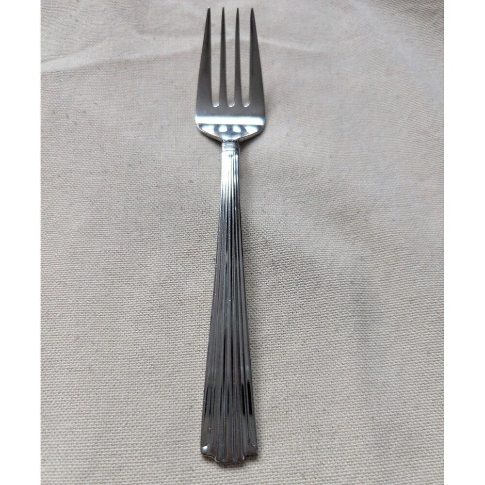 Reed & Barton CRESCENDO Stainless 18/10 Dinner Fork Glossy Flatware 7
